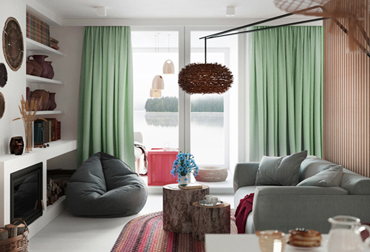 心理咨詢中心窗簾